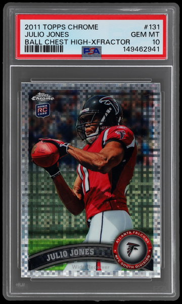 2011 Topps Chrome Julio Jones Xfractor PSA 10 RC