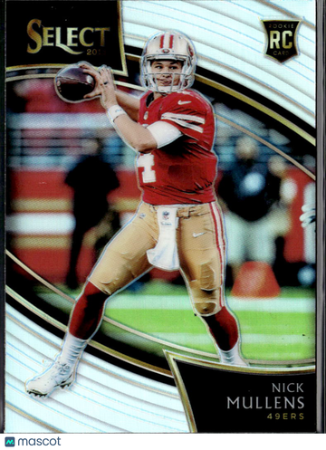 Nick Mullens 2019 Panini Select Prizm RC Field Level San Francisco 49ers