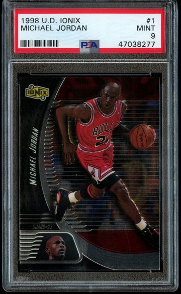 1998-99 Upper Deck Ionix Michael Jordan #1 PSA 9 Mint