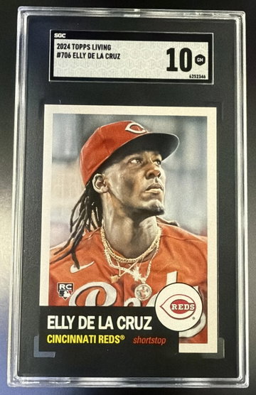 2024 Topps Living #706 Elly De La Cruz Rookie RC SGC 10