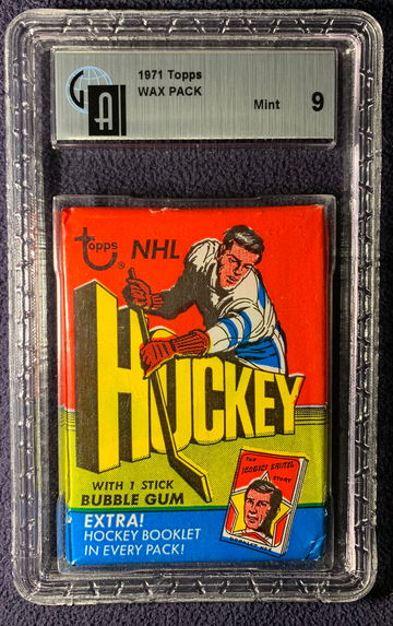 71-72 Topps hockey wax