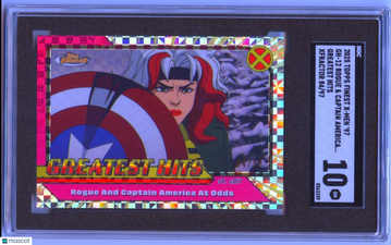 2025 Topps Finest X-Men '97 Rogue & Captain America At Odds #GH-12 SGC 10
