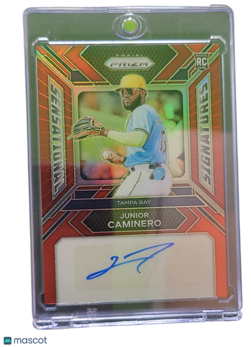 2024 Panini Prizm Sensational Signatures Junior Caminero #SS-JC Red /99 RC