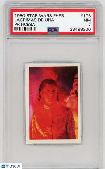 1980 Star Wars Fher Lagrimas De Una Princesa #176 PSA 7