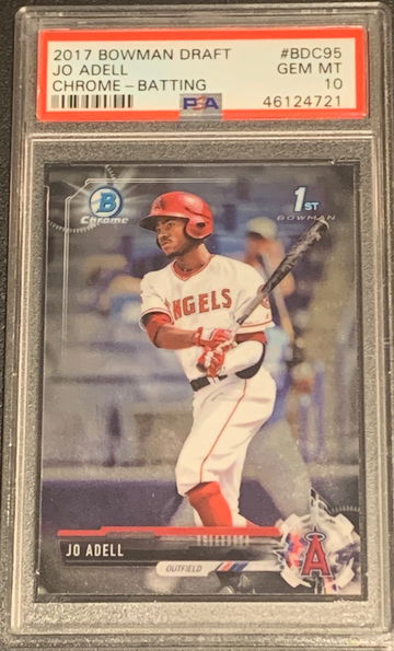 2017 Bowman Chrome Jo Adell PSA 10