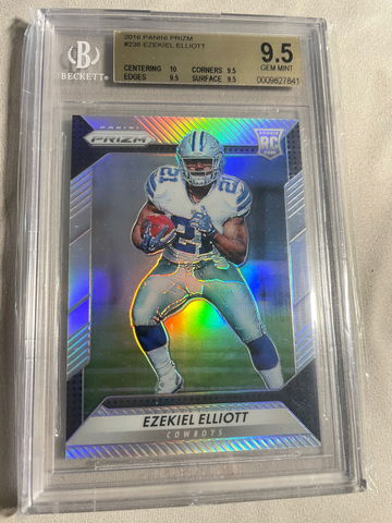 2016 Prizm EZEKIEL ELLIOTT silver BGS 9.5