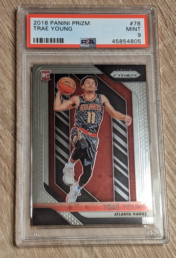 Trae Young 2018 Prizm #78 PSA 9