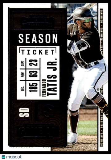 2020 Panini Contenders Fernando Tatis Jr. #49 Season Ticket Purple