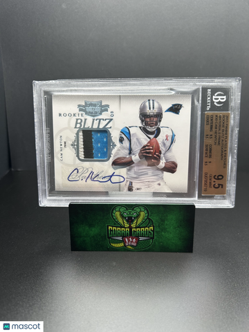 2011 Panini Plates and Patches Cam Newton #30 /25 BGS 9.5 Auto 10
