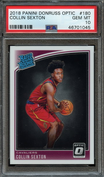 2018 Optic Collin Sexton PSA 10 Rookie RC
