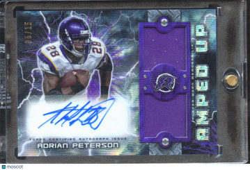 2024 Topps Composite Resurgence Amped Up Adrian Peterson #RAUPA-AP /15 Player-Worn Memorabilia Patch