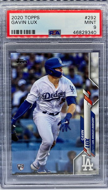 2020 Topps Gavin Lux #292 PSA 9