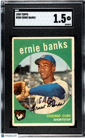 1959 Topps Ernie Banks #350 SGC 1.5