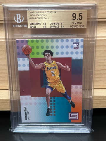 Lonzo Ball rookie pop of 1 BGS 9.5