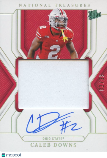 2025 Caleb Downs Panini Authentic