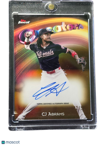 2025 Topps Finest Creators Autograph CJ Abrams #CAV-CA /50