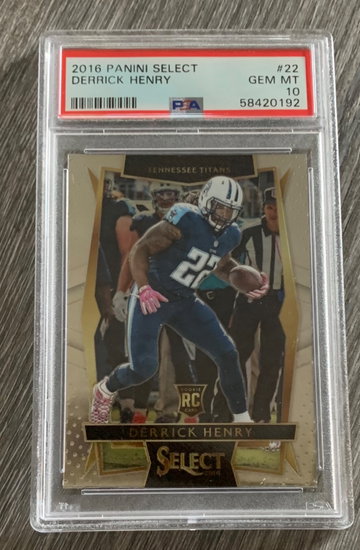 2016 select Derrick Henry # 22 PSA 10 Gem Mint 