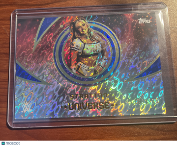 2025 Topps WWE Universe Tiffany Stratton Blue Parallel/Variety
