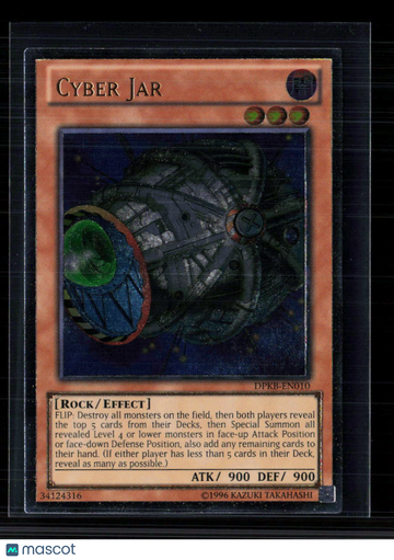 Duelist Pack: Kaiba Cyber Jar Rare Flip Effect Monster Effect