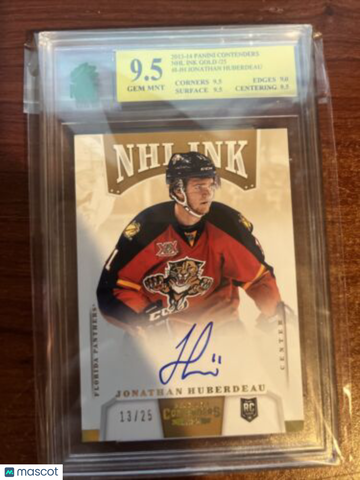 2013-14 Panini Contenders Jonathan Huberdeau #IJH Rookie MNT 9.5