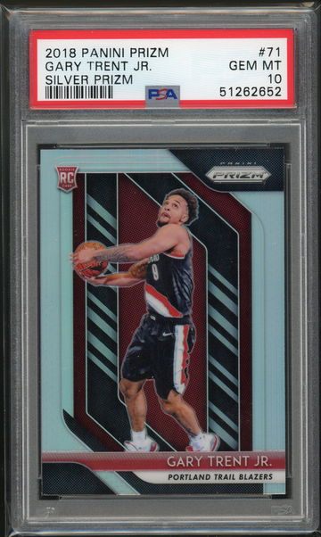 2018 Prizm Silver Gary Trent Jr PSA 10 