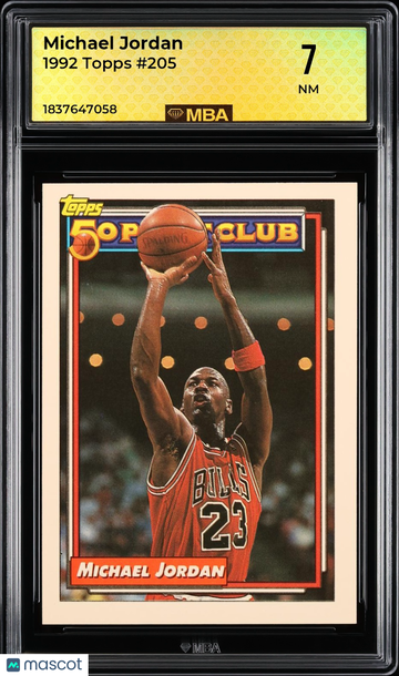 1992 Topps Michael Jordan #205 MBA 7