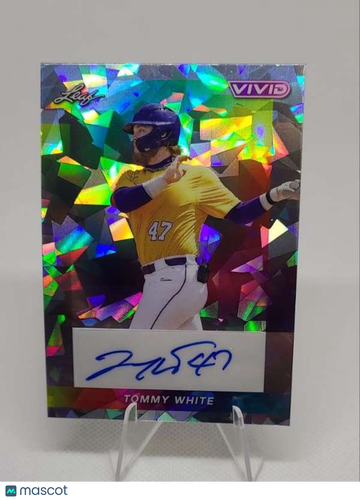 2023 Leaf Vivid - Base Auto Mojo Gray Tommy White #BA-TW2
