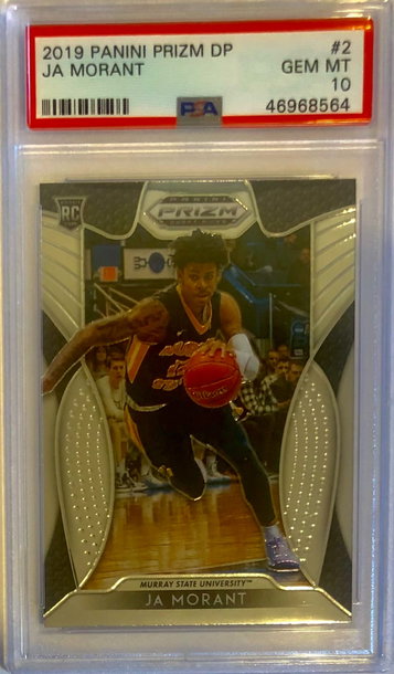 2019 Ja Morant Prizm Draft Picks PSA 10
