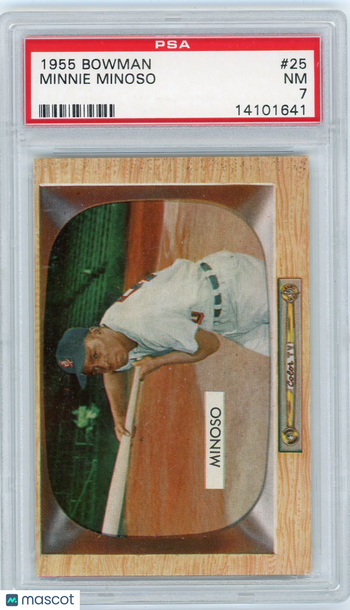1955 Bowman Minnie Minoso #25 PSA 7