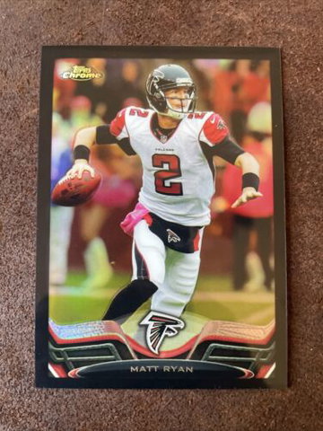 🔥2013 Topps Chrome Black Refractors /299 #24 Matt Ryan Atlanta Falcons