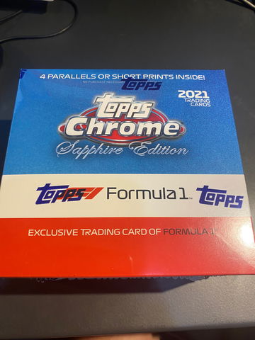 2021 Topps Chrome Sapphire F1 Formula 1 