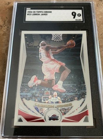 2004-05 Topps Chrome - Lebron James - SGC Mint 9 MT