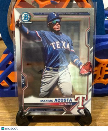 2021 Bowman Chrome - Prospects Maximo Acosta #BCP-163