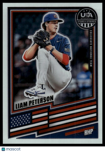 2026 Panini Stars & Stripes Prizm USA Baseball Liam Peterson #143