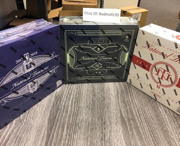 2017,2018,2019 National Treasures Basketball Boxes (3 box Lot)