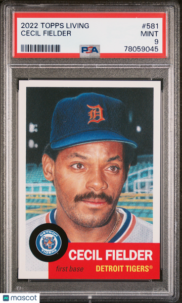 2022 Topps Living Cecil Fielder #581 PSA 9