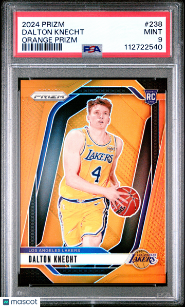 2024 Panini Prizm Dalton Knecht #238 Orange PSA 9