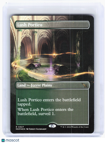 Murders at Karlov Manor Lush Portico Foil Rare Borderless #327