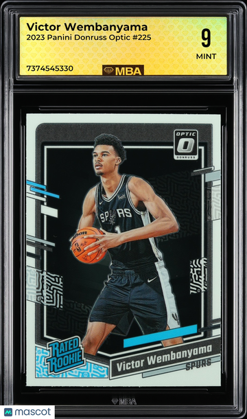 2023 Panini Donruss Optic Victor Wembanyama #225 RC MBA 9