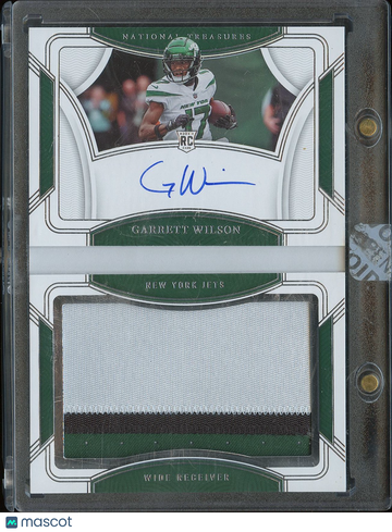 2022 Garrett Wilson Patch Rookie Panini Authentic