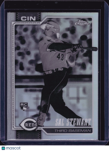 2026 Topps Chrome Sal Stewart #6 Negative Refractor RC