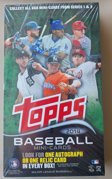 2014 Topps Mini Sealed Box 24 packs / 10 per pack