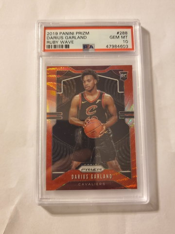 Darius Garland 2019 Prizm Ruby Wave PSA 10
