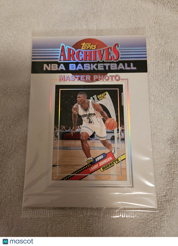 Larry Johnson 1993 Topps Archives Master Photo 5x7  #1 Draft Pick NEW SEALED