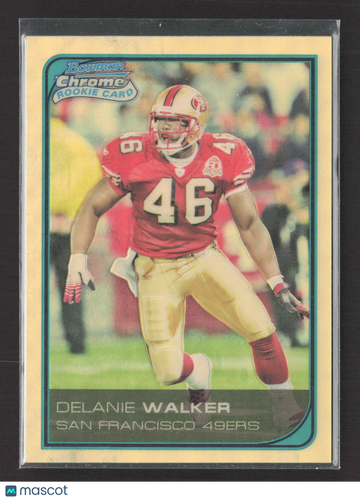 2006 Bowman Chrome Delanie Walker #49 Superfractor