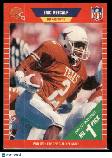 1989 Pro Set Eric Metcalf #489 RC