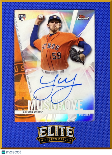 2017 Topps Finest Joe Musgrove #FA-JMU RC