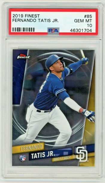 FERNANDO TATIS JR 2019 Topps Finest Rc PSA 10 GEM MINT