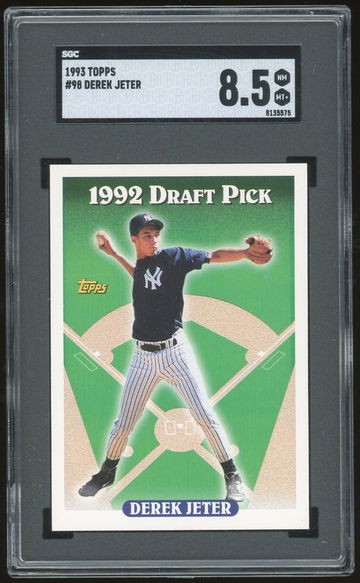 1993 Topps Derek Jeter SGC 8.5