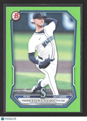 2026 Bowman Baseball Kade Anderson #BP-19 Neon Green /399